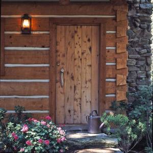 log-cabin-front-door